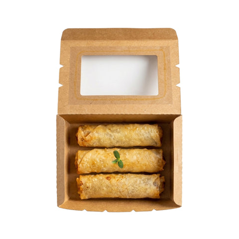 Beef Cold Cut And Cheese Spring Rolls (3 Pieces)