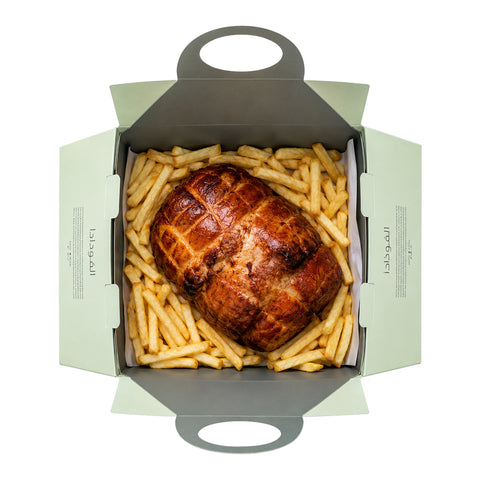 Cooked Stuffed Farm-raised Chicken